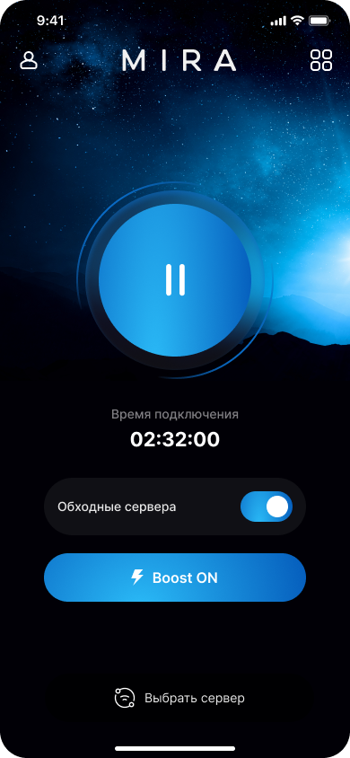 Личный кабинет MIRA — обзор сервера